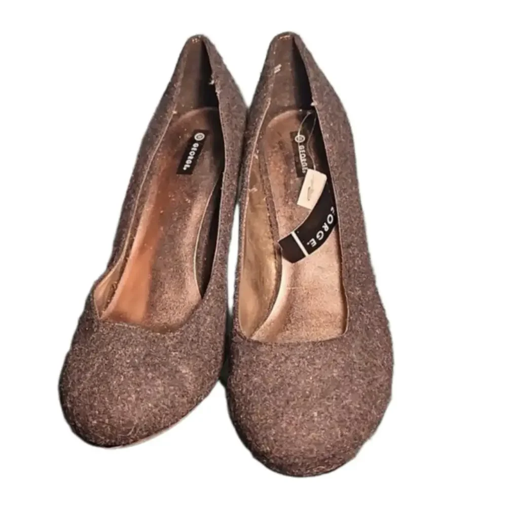 George Grey Wool Heels